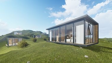 Luksusowe, nowoczesne domy prefabrykowane Moonbox Instalacja z aluminiową konstrukcją ramy