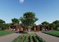 Nowy luksusowy dom z prefabrykatów / prefabrykowany ogród z drewnianym wystrojem wnętrza